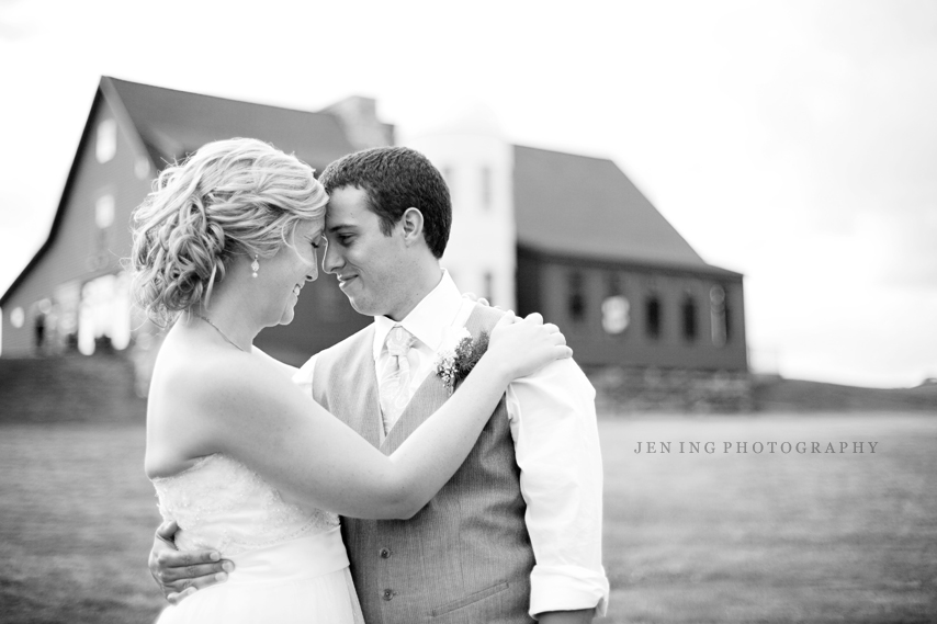 Gibbet Hill Barn wedding photography in Groton, MA - bride and groom portrait