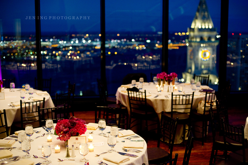 Boston State Room wedding photography - table settings