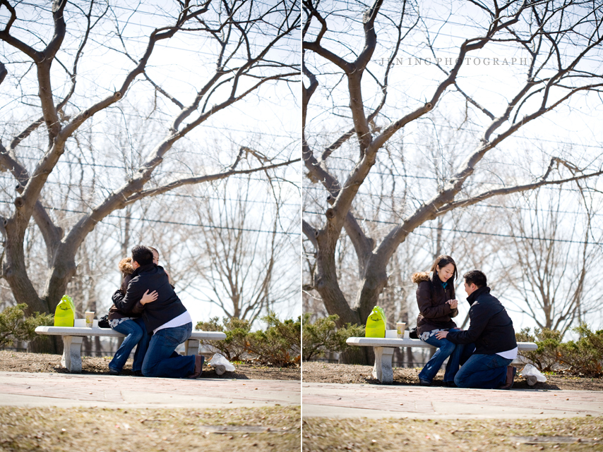 Ling and Eric - Boston wedding proposal photography