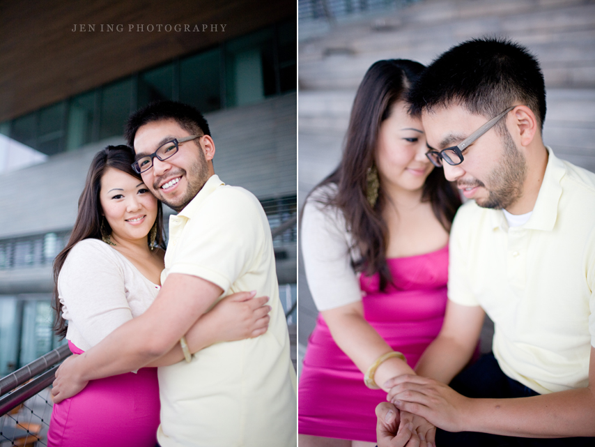 Boston engagement session - portraits at ICA