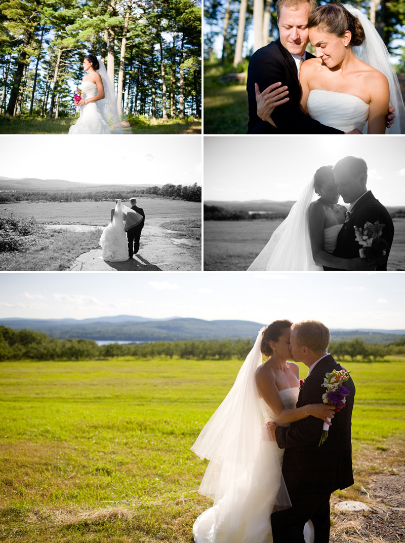 Apple orchard wedding in Maine - portraits