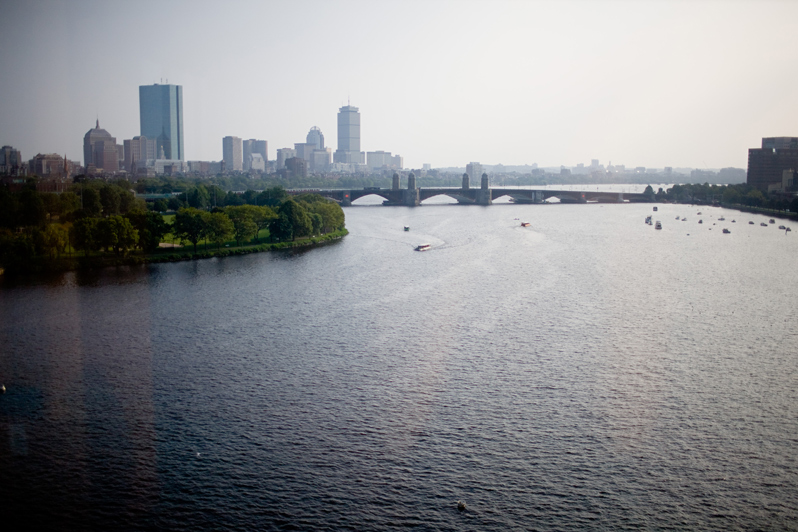 Boston museum of science wedding - view from reception