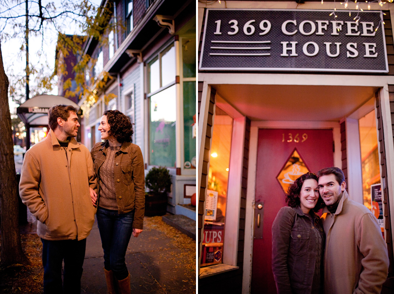 Inman Square engagement session - couple at 1369