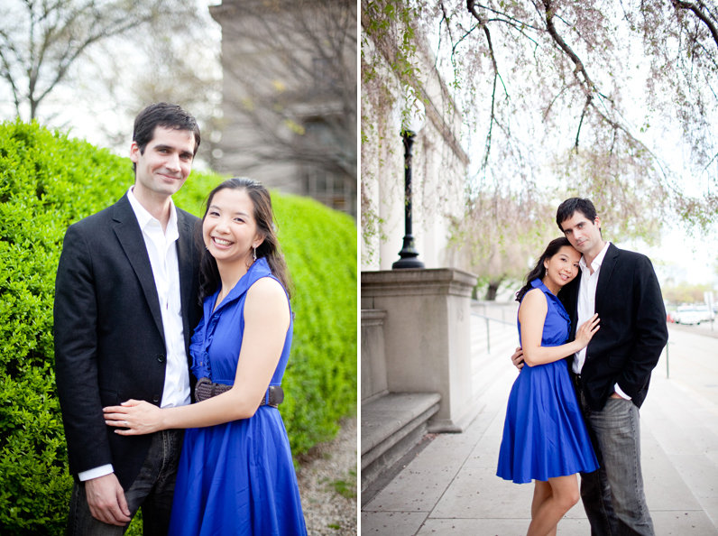 cambridge engagement session - couple smiling