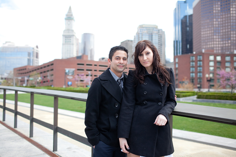 boston engagement session