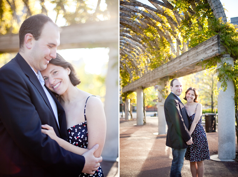 Christopher Columbus park engagement