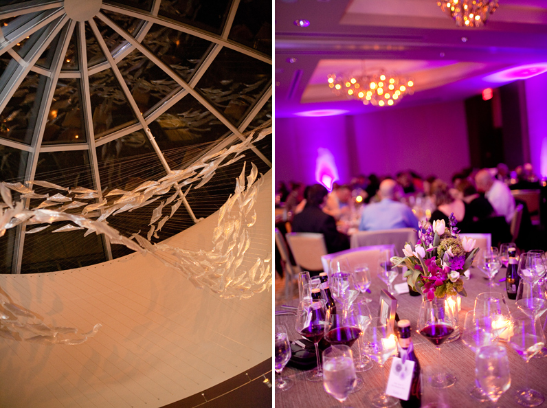 Fairmont Battery Wharf wedding - atrium and ballroom