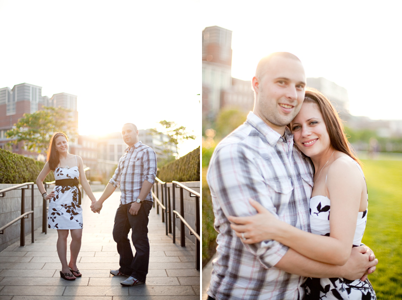 rose kennedy greenway engagement session