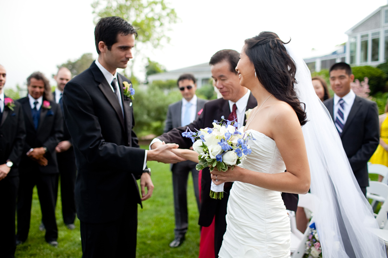 wedding ceremony at wequassett resort