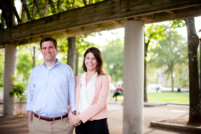 christopher columbus park engagement session