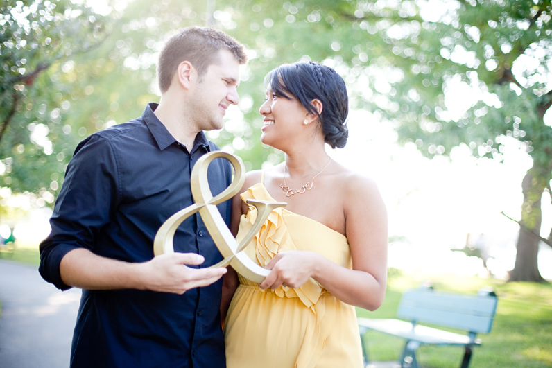 boston engagement on the esplanade