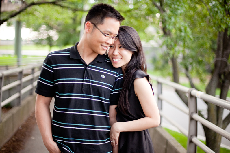 esplanade engagement session in boston