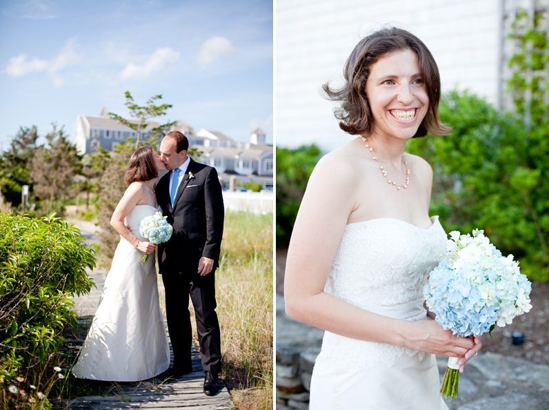 cape cod wedding portraits - bride and groom