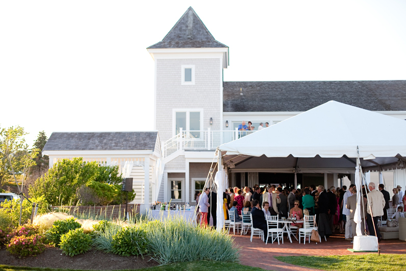 wychmere beach club wedding in cape cod - cocktail hour