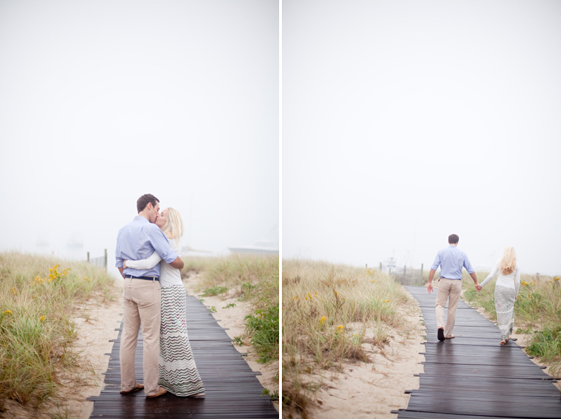 cape cod beach engagement session