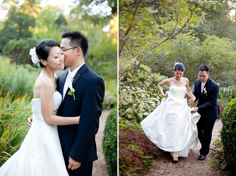 boston wedding at the estate at moraine farm - garden portraits