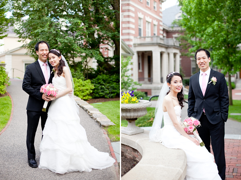 cambridge ma wedding - bride and groom portraits