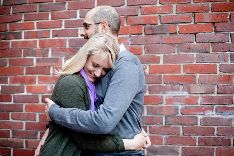 boston engagement session in harvard square