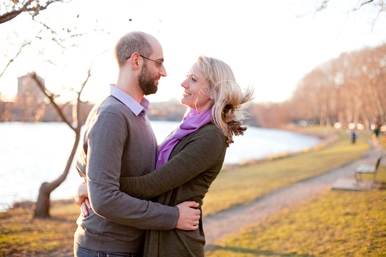 spring engagement in cambridge, massachusetts