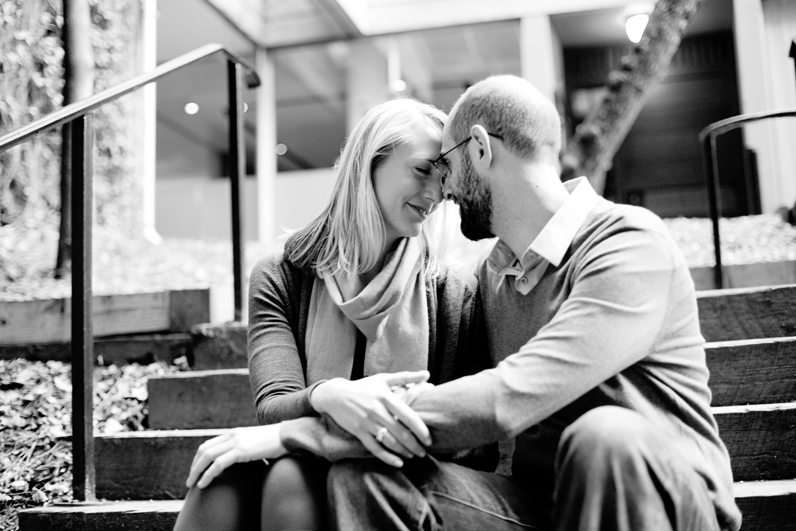 sweet engagement session in cambridge