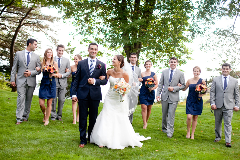 bridal party at misselwood estate wedding